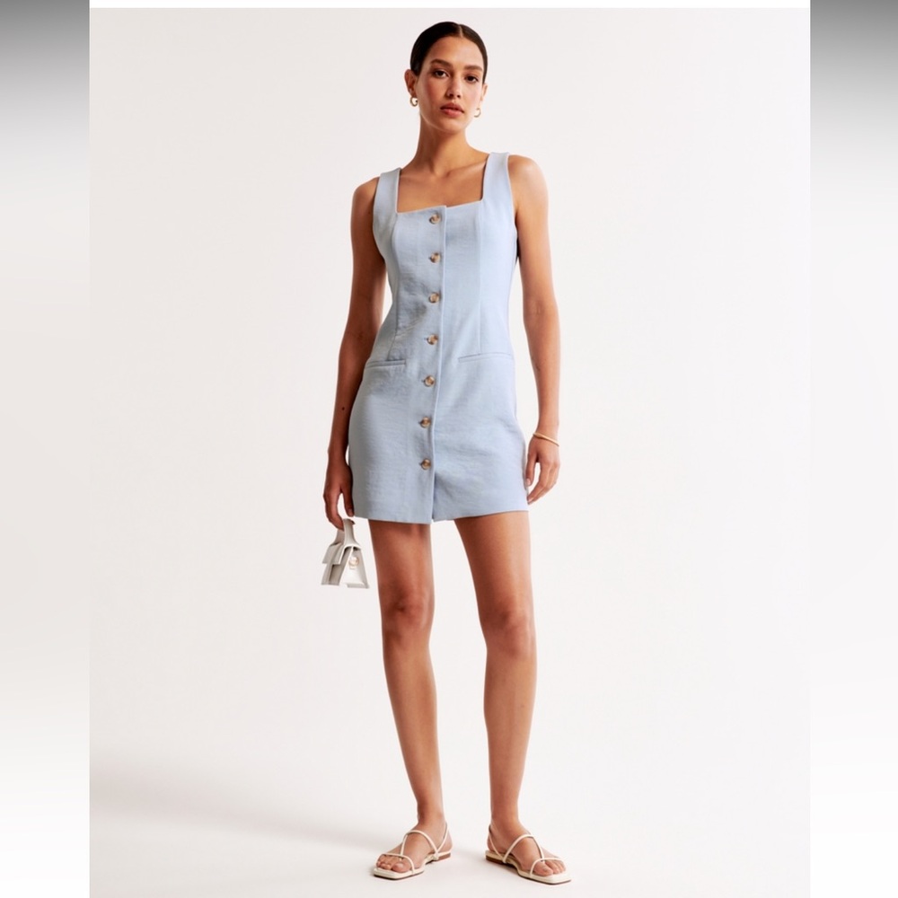 Abercrombie & Fitch Light Blue Mini Dress